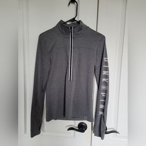 PINK Victoria's Secret Ultimate Athletic Quater Zip Top - Size XS